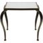 Moseley Painted Bronze Square Side Table