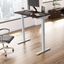 Move 40 Series by Bush Business Furniture 48W x 24D Electric Height Adjustable Standing Desk in Black Walnut
