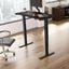Move 40 Series by Bush Business Furniture 48W x 24D Electric Height Adjustable Standing Desk in Mocha Cherry with Black Base