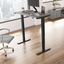 Move 40 Series by Bush Business Furniture 48W x 24D Electric Height Adjustable Standing Desk in Platinum Gray with Black Base