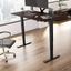 Move 40 Series by Bush Business Furniture 60W x 30D Electric Height Adjustable Standing Desk in Black Walnut with Black Base