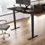 Move 40 Series by Bush Business Furniture 60W x 30D Electric Height Adjustable Standing Desk in Mocha Cherry with Black Base
