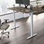 Move 40 Series by Bush Business Furniture 60W x 30D Electric Height Adjustable Standing Desk in Modern Hickory