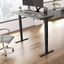 Move 40 Series by Bush Business Furniture 60W x 30D Electric Height Adjustable Standing Desk in Platinum Gray with Black Base