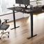 Move 40 Series by Bush Business Furniture 60W x 30D Electric Height Adjustable Standing Desk in Storm Gray with Black Base