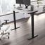 Move 40 Series by Bush Business Furniture 60W x 30D Electric Height Adjustable Standing Desk in White with Black Base