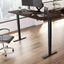Move 40 Series by Bush Business Furniture 72W x 30D Electric Height Adjustable Standing Desk in Black Walnut with Black Base