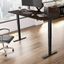 Move 40 Series by Bush Business Furniture 72W x 30D Electric Height Adjustable Standing Desk in Mocha Cherry with Black Base