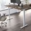 Move 40 Series by Bush Business Furniture 72W x 30D Electric Height Adjustable Standing Desk in Modern Hickory