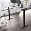 Move 40 Series by Bush Business Furniture 72W x 30D Electric Height Adjustable Standing Desk in White with Black Base