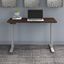Move 60 Series 48W x 24D Electric Height Adjustable Standing Desk in Black Walnut with Cool Gray Metallic Base