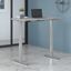 Move 60 Series 48W x 24D Electric Height Adjustable Standing Desk in Platinum Gray with Cool Gray Metallic Base