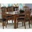 Mariposa 100" Rustic Whiskey Extendable Leg Dining Table