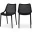 Mykonos Black Outdoor Patio Dining Chair Set of 4