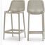 Mykonos Outdoor Patio Stool Set of 4 In Taupe