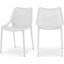 Mykonos White Outdoor Patio Dining Chair Set of 4 328White
