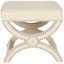 Mystic Taupe Ottoman with Silver Nailhead Detail MCR4645A
