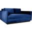 Nativa Interiors Adalyn Deep Plush 72 Inch Sofa In Blue