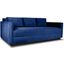 Nativa Interiors Adalyn Deep Plush 84 Inch Sofa In Blue