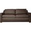 Nativa Interiors Ashley Sleeper Sofa 80 Inch Brown with Premium Gel Infused Foam Mattress
