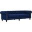 Nativa Interiors London Tufted Deep Plush 103 Inch Sofa In Blue