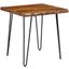 Natures Edge 24 Inch Solid Acacia Square End Table In Chestnut