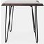 Natures Edge 24 Inch Solid Acacia Square End Table In Slate
