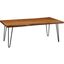 Natures Edge 50 Inch Solid Acacia Coffee Table In Chestnut