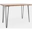 Natures Edge 52 Inch Solid Acacia Counter Height Dining Table In Natural