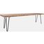 Natures Edge 70 Inch Solid Acacia Bench In Natural