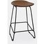 Natures Edge Solid Acacia Counter Height Backless Stool (Set Of 2) In Chestnut