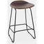 Natures Edge Solid Acacia Counter Height Backless Stool (Set Of 2) In Slate