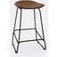Natures Edge Solid Acacia Counter Height Backless Stool (Set Of 3) In Chestnut