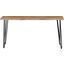 Natures Edge Solid Acacia Counter Height Sofa Dining Table In Natural