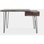 Natures Edge Solid Acacia Desk With Drawer In Slate