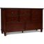 New Classic Furniture Tamarack Dresser In Brown Cherry 00 043 050