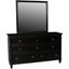 New Classic Tamarack 8 Drawer Dresser In Black 00 045 050