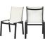 Nizuc White Outdoor Dining Chair 369White-C Set of 2