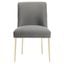 Nolita Dining Chair In Charcoal Grey