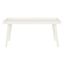 Nonie Distressed White Coffee Table with Tray Top