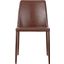 Nora Dining Chair Set of 2 In Smoked Cherry Vegan Leather