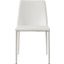 Nora Pu Dining Chair In White