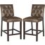 Norah Brown and Espresso Counter Stool