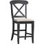 Ocean Isle Counter Height Chair (Slate) (Set of 2)