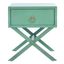 Odilia 1 Drawer Nightstand in Turquoise
