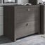 Office by Kathy Ireland Echo 2 Drawer Lateral File Cabinet in Charcoal Maple