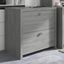 Office by Kathy Ireland Echo 2 Drawer Lateral File Cabinet in Modern Gray