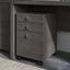 Office by Kathy Ireland Echo 3 Drawer Mobile File Cabinet in Charcoal Maple