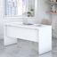 Office by Kathy Ireland Echo 60W Credenza Desk in Pure White