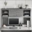 Office by Kathy Ireland Echo 60W Hutch in Modern Gray